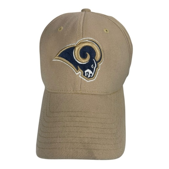 Vintage Men’s NFL St. Louis Rams Football Tan Fitted Hat - Picture 1 of 7